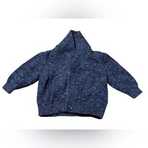 Blue Boy’s Sweater Bgosh Oshkosh Button Up Long Sleeve Blazer SZ: 6M